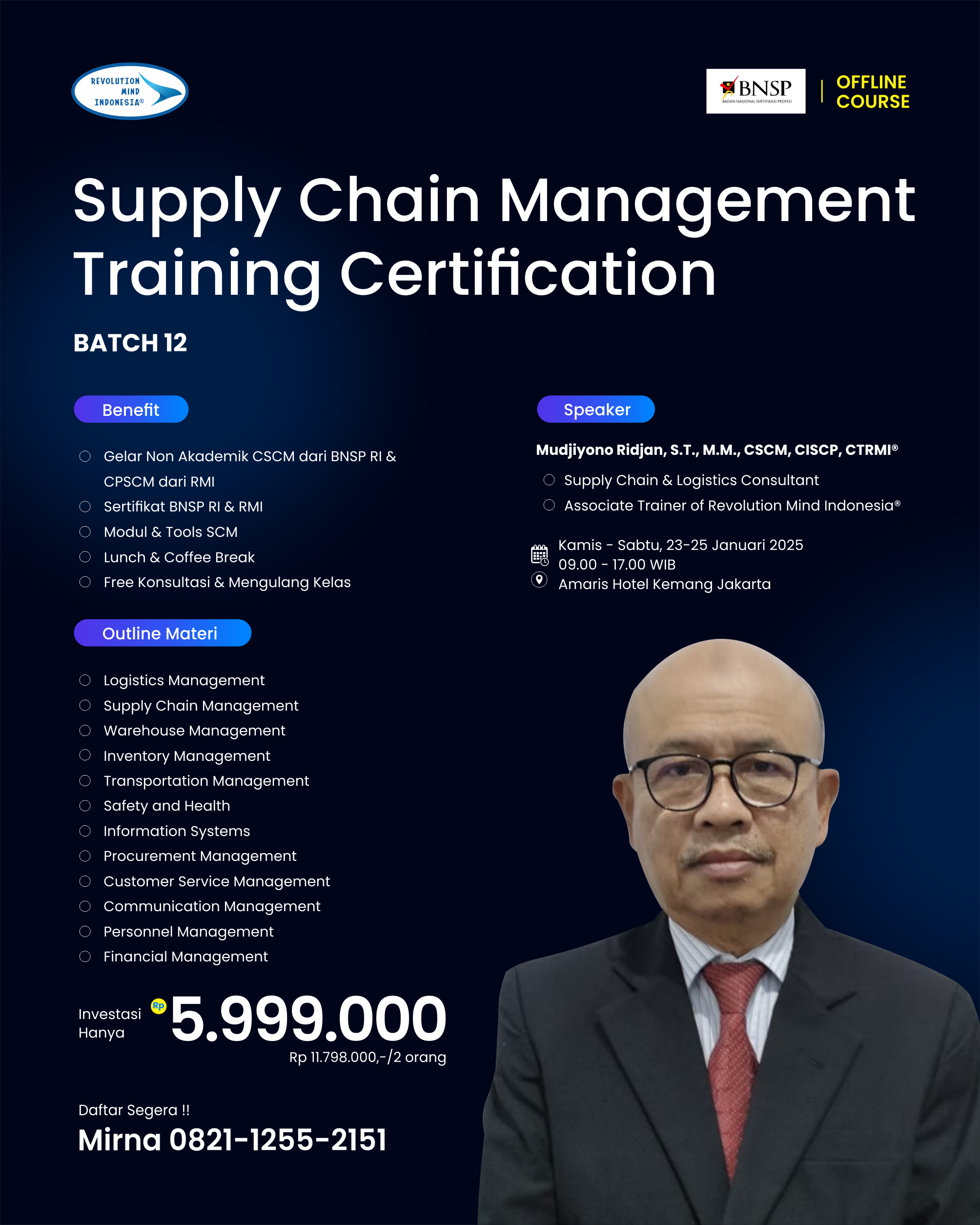 SUPPLY CHAIN MANAGEMENT 12 OFFLINE BNSP SUPPLY CHAIN MANAGEMENT 12 OFFLINE BNSP