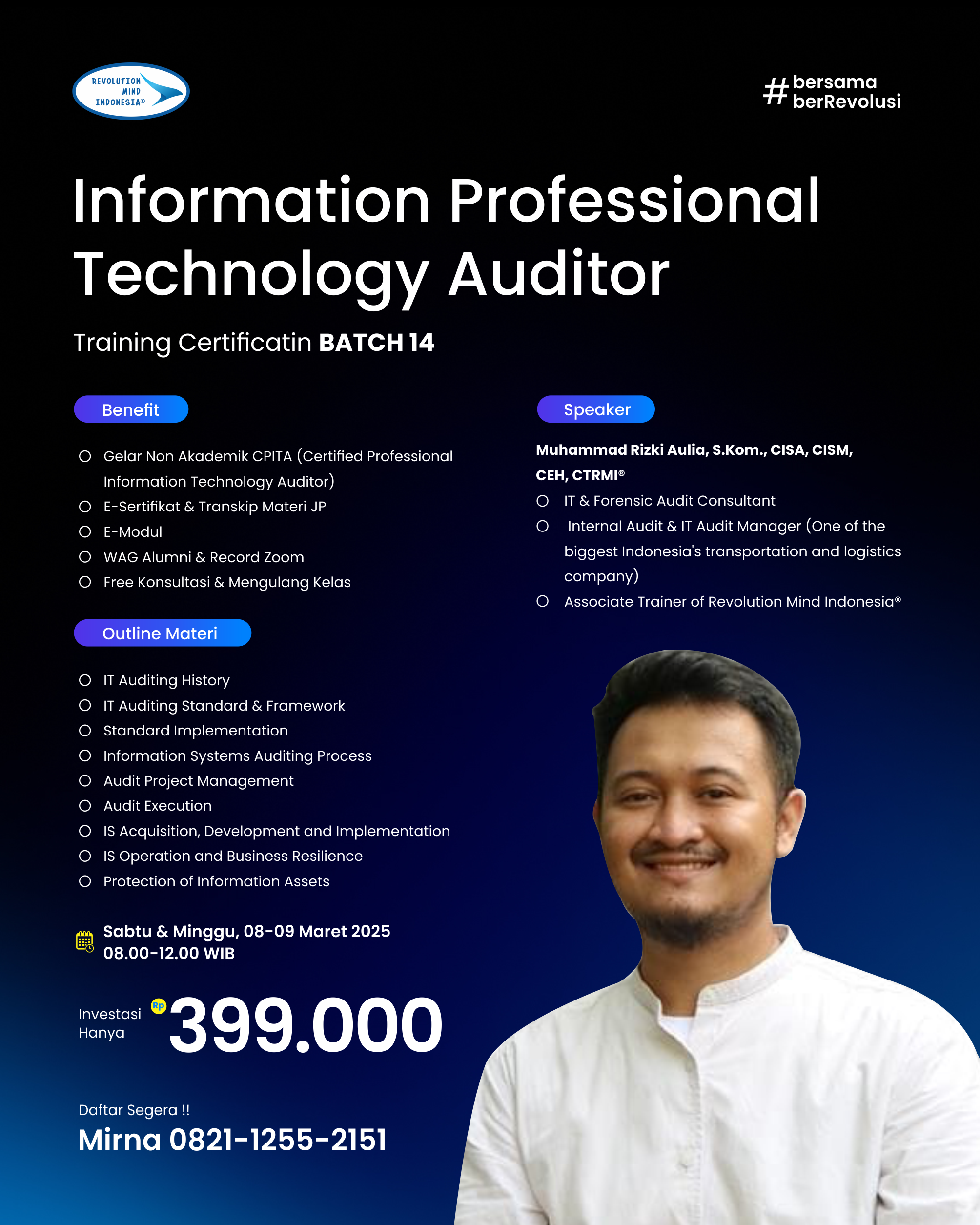 INFORMATION PROFESSIONAL TECHNOLOGY AUDITOR 14