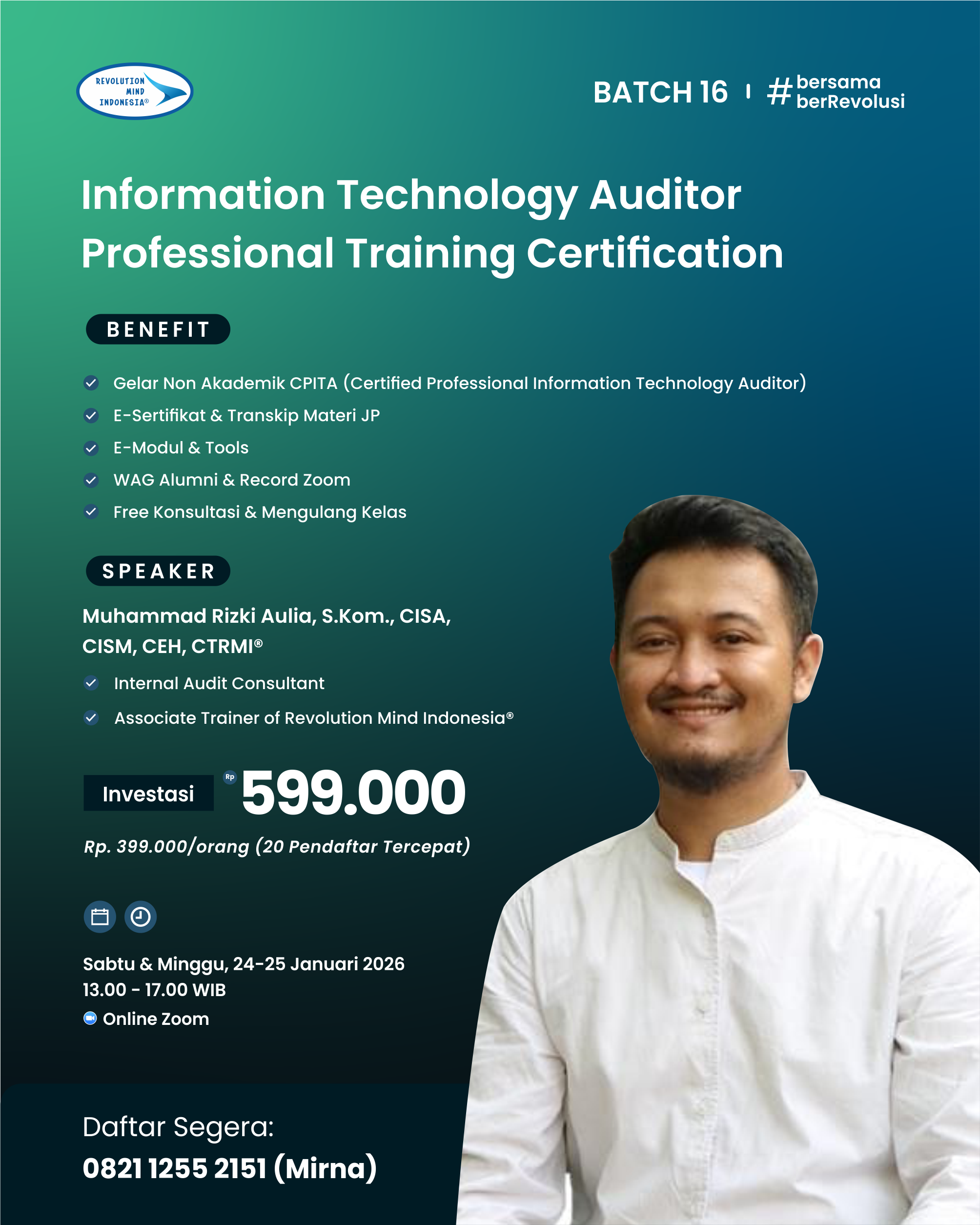 INFORMATION TECHNOLOGY AUDITOR PROFESSIONAL 16