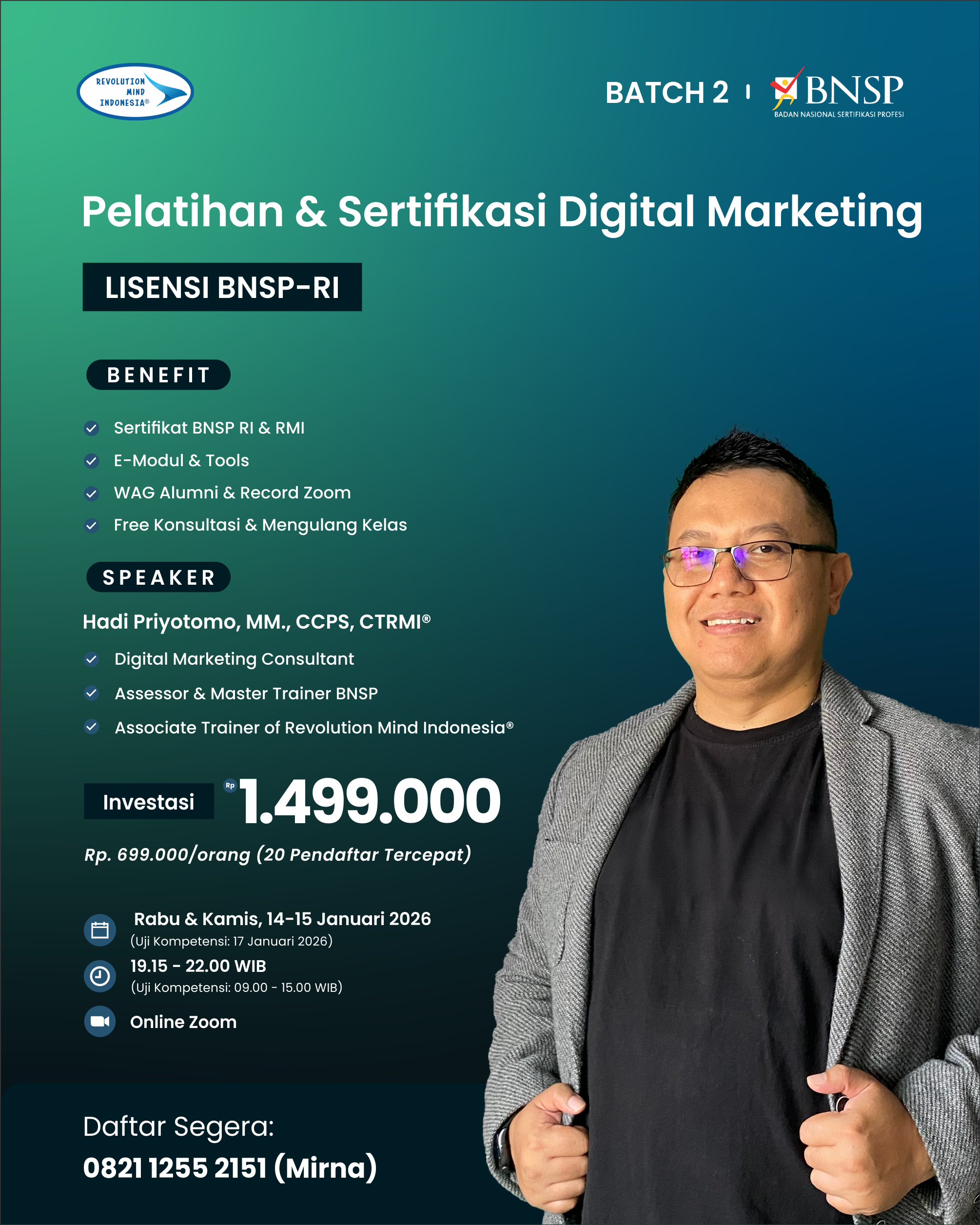 PELATIHAN & SERTIFIKASI DIGITAL MARKETING