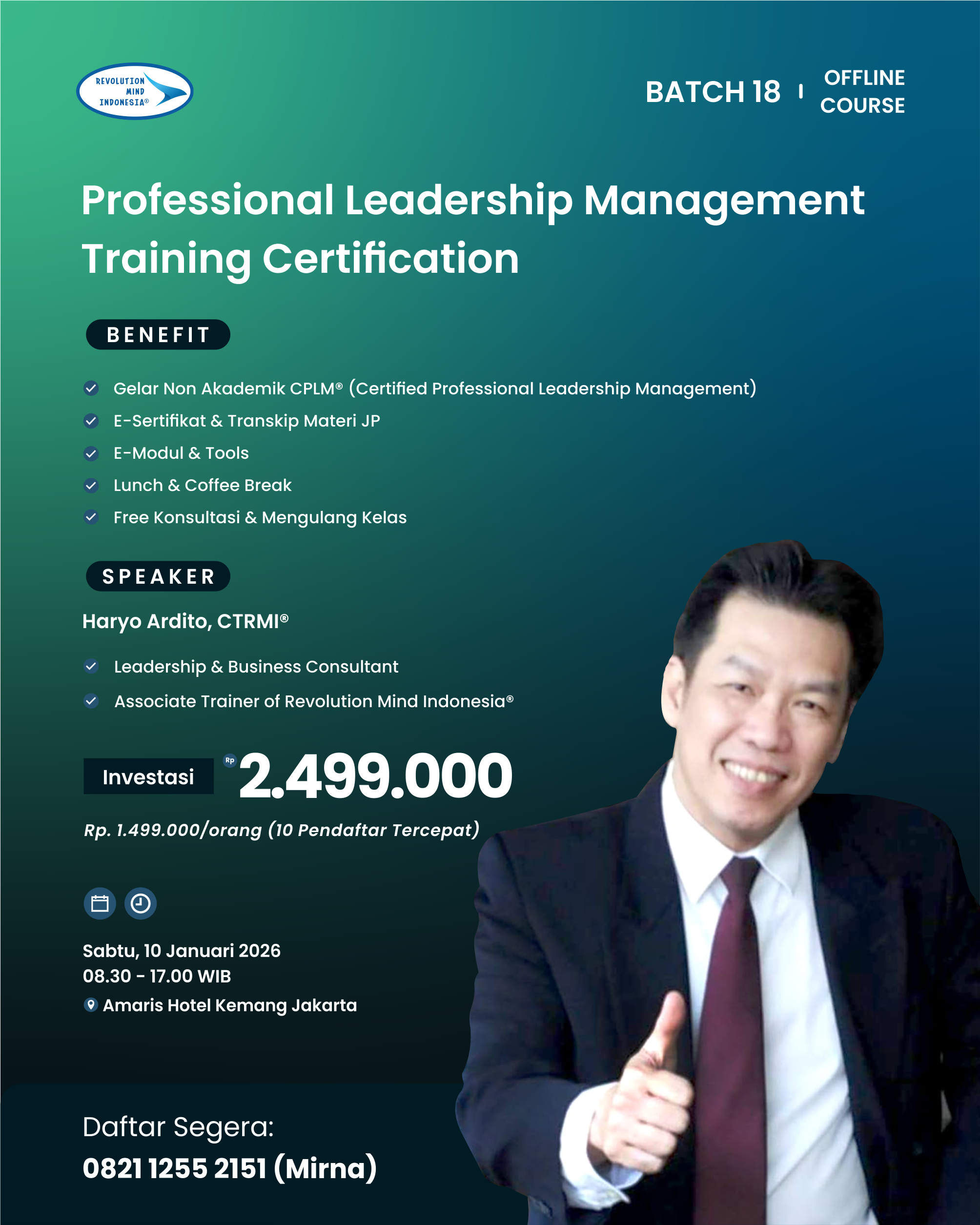 PROFESSIONAL LEADERSHIP MANAGEMENT 18 OFFLINE