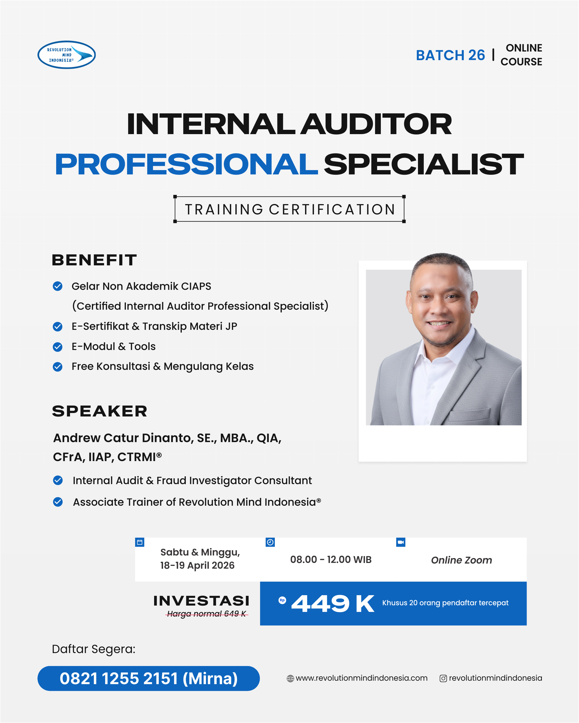 INTERNAL AUDITOR PROFESSIONAL SPECIALIST 26 INTERNAL AUDITOR PROFESSIONAL SPECIALIST 26