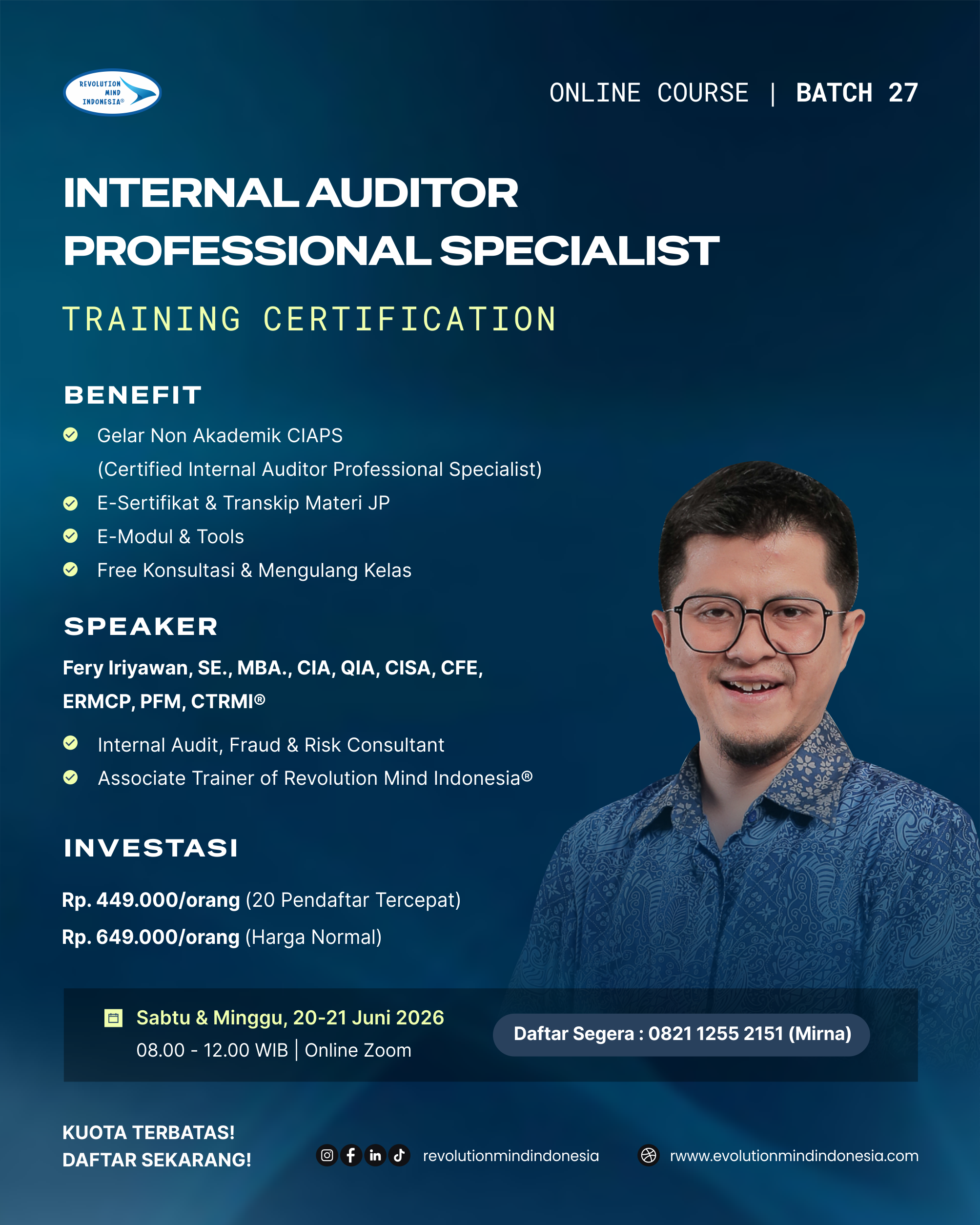 INTERNAL AUDITOR PROFESSIONAL SPECIALIST 27(1) INTERNAL AUDITOR PROFESSIONAL SPECIALIST 27(1)