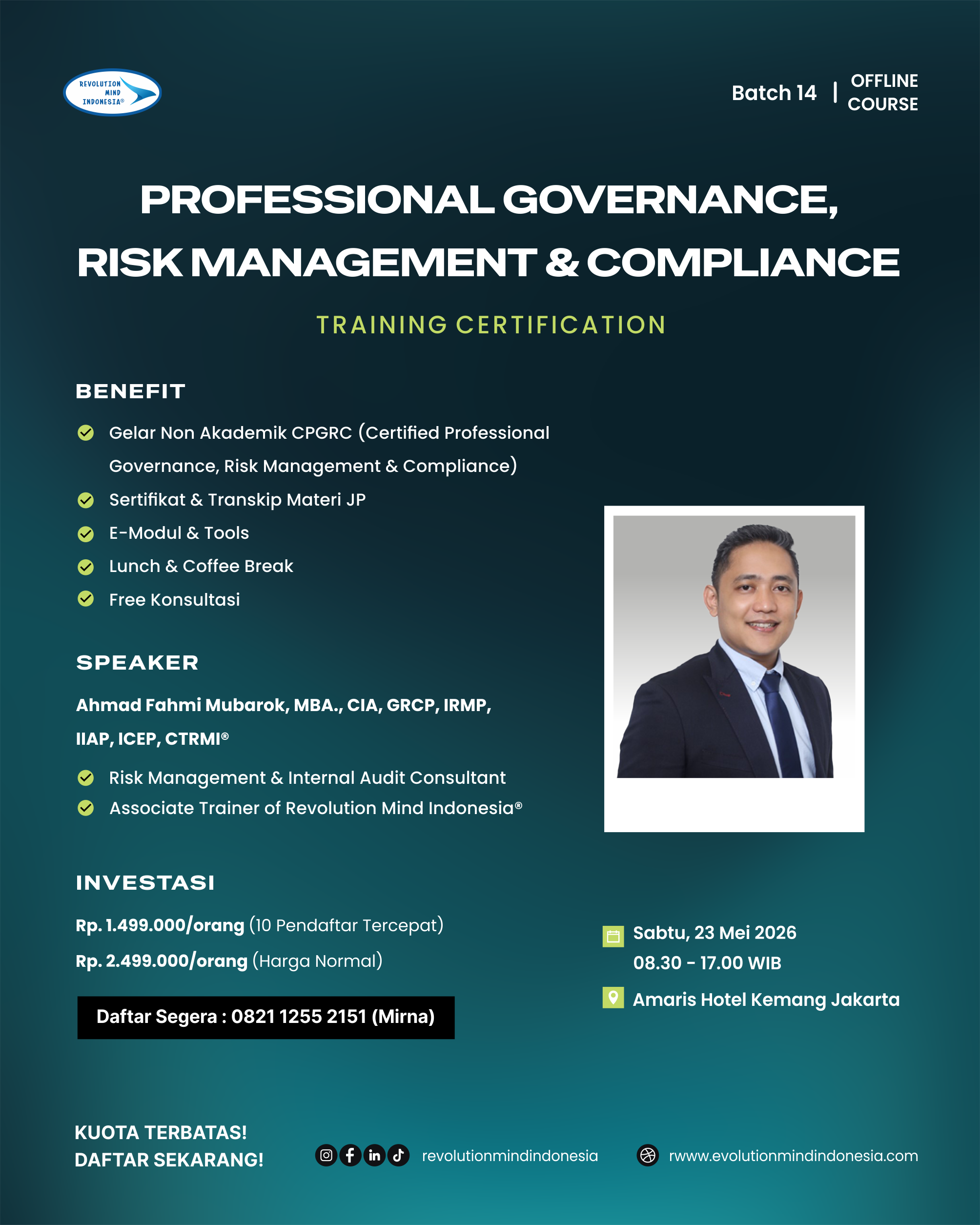PROFESSIONAL GOVERNANCE, RISK MANAGEMENT & COMPLIANCE OFFLINE
