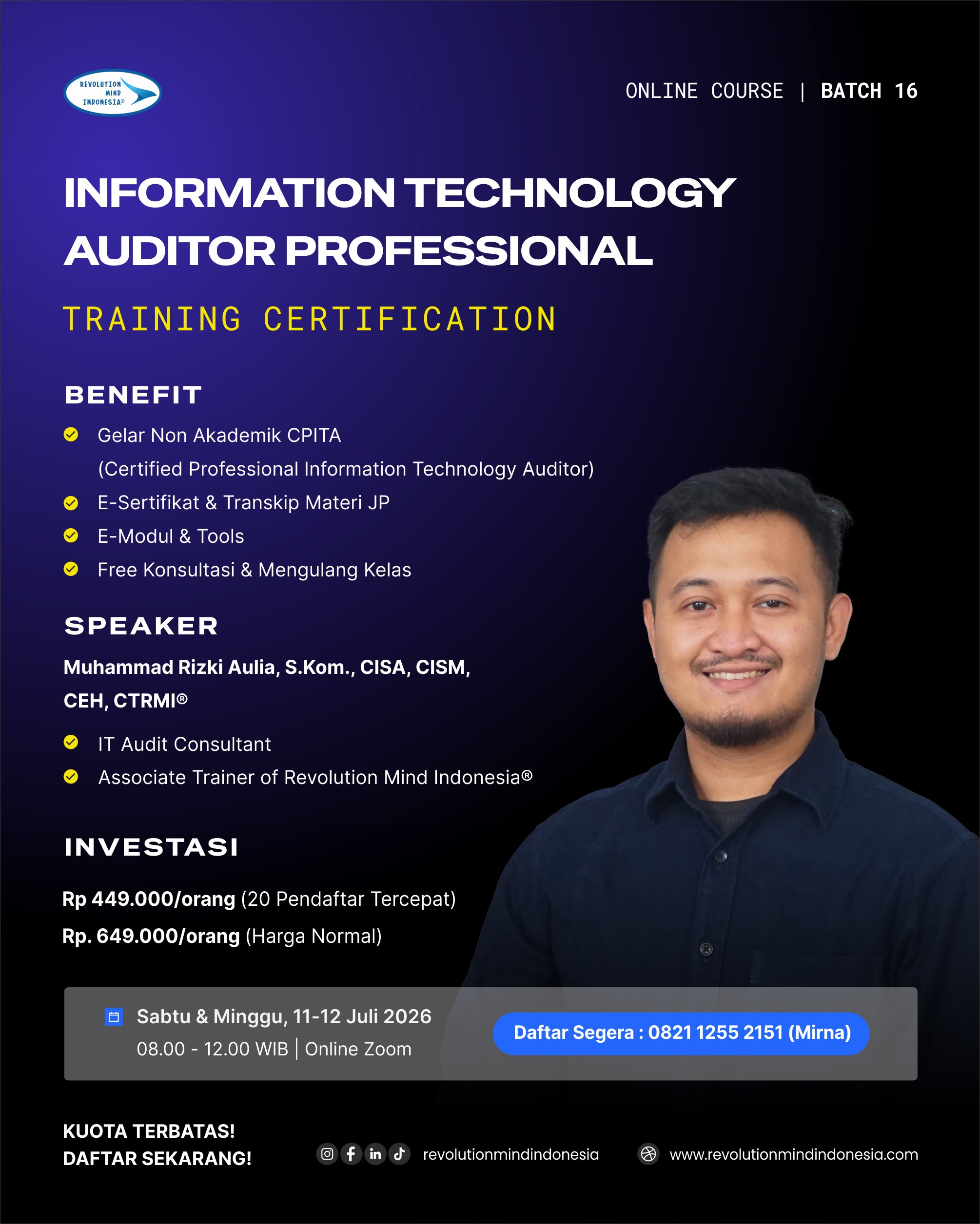 INFORMATION TECHNOLOGY AUDITOR PROFESSIONAL
