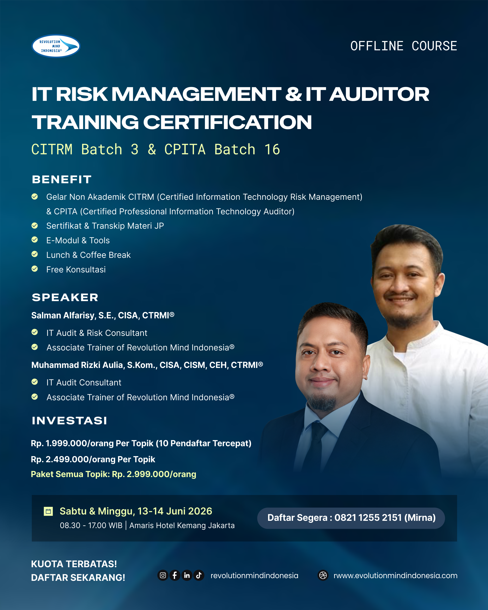 IT RISK MANAGEMENT & IT AUDITOR IT RISK MANAGEMENT & IT AUDITOR
