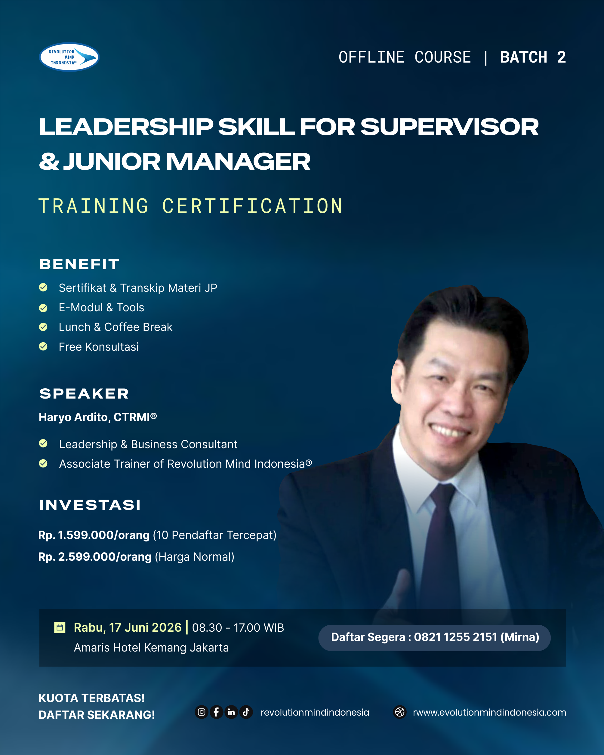 LEADERSHIP SKILL FOR SUPERVISOR & JUNIOR MANAGER 2 OFFLINE LEADERSHIP SKILL FOR SUPERVISOR & JUNIOR MANAGER 2 OFFLINE