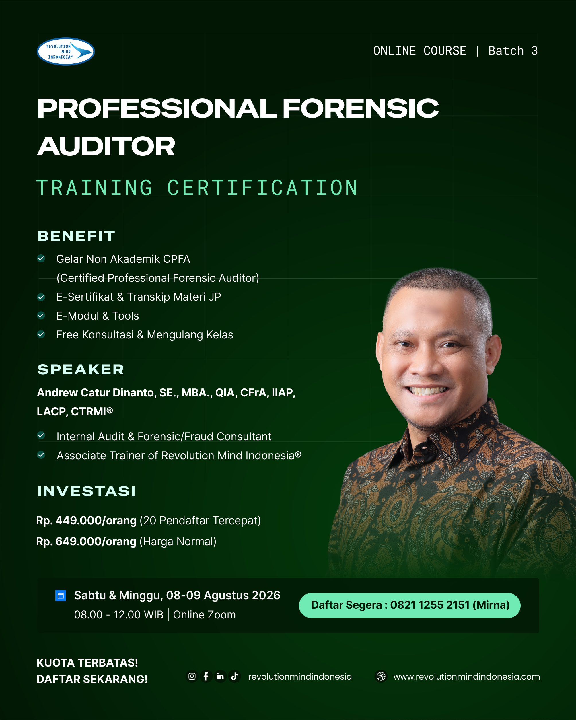 PROFESSIONAL FORENSIC AUDITOR 3 PROFESSIONAL FORENSIC AUDITOR 3