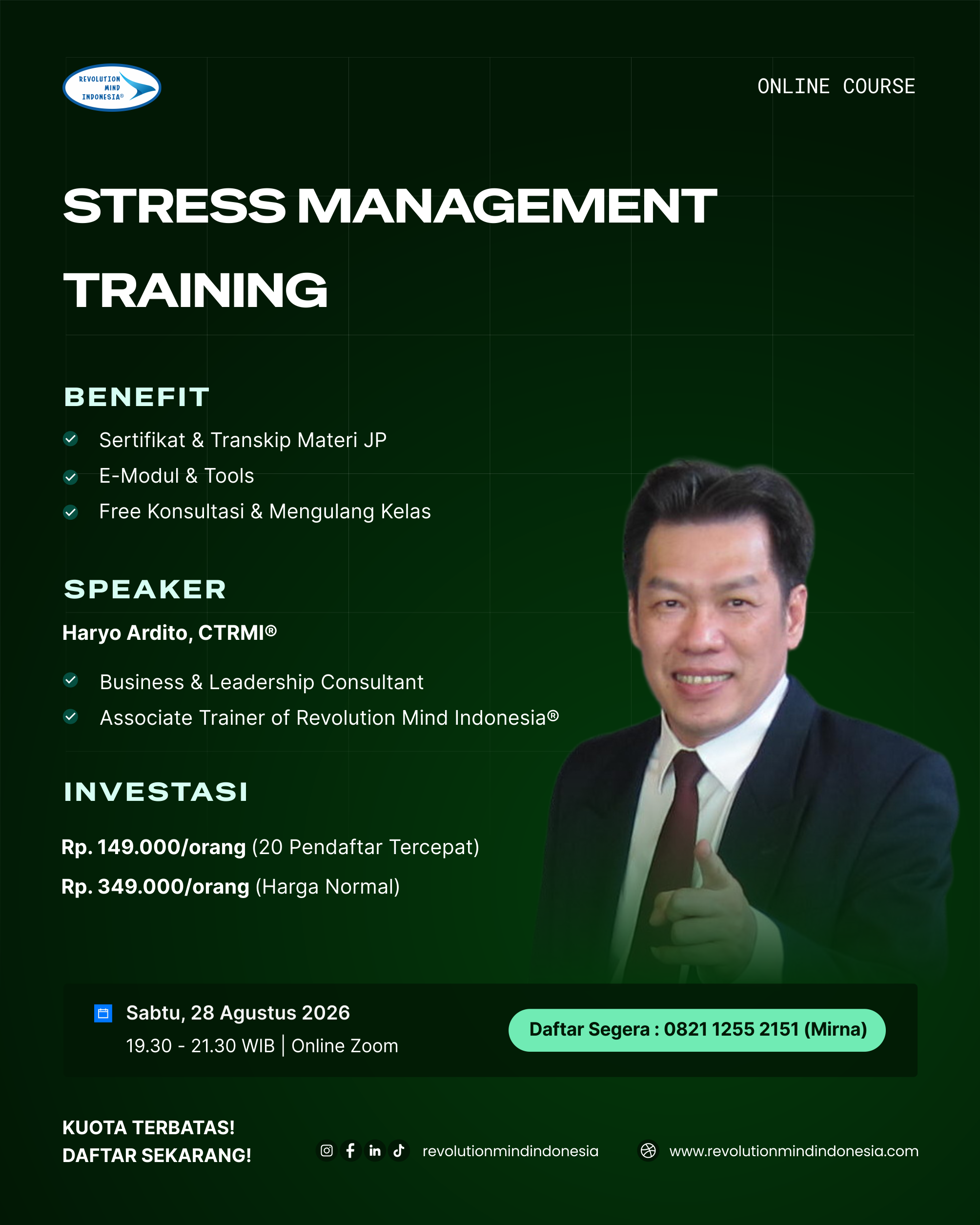 STRESS MANAGEMENT TRAINING STRESS MANAGEMENT TRAINING