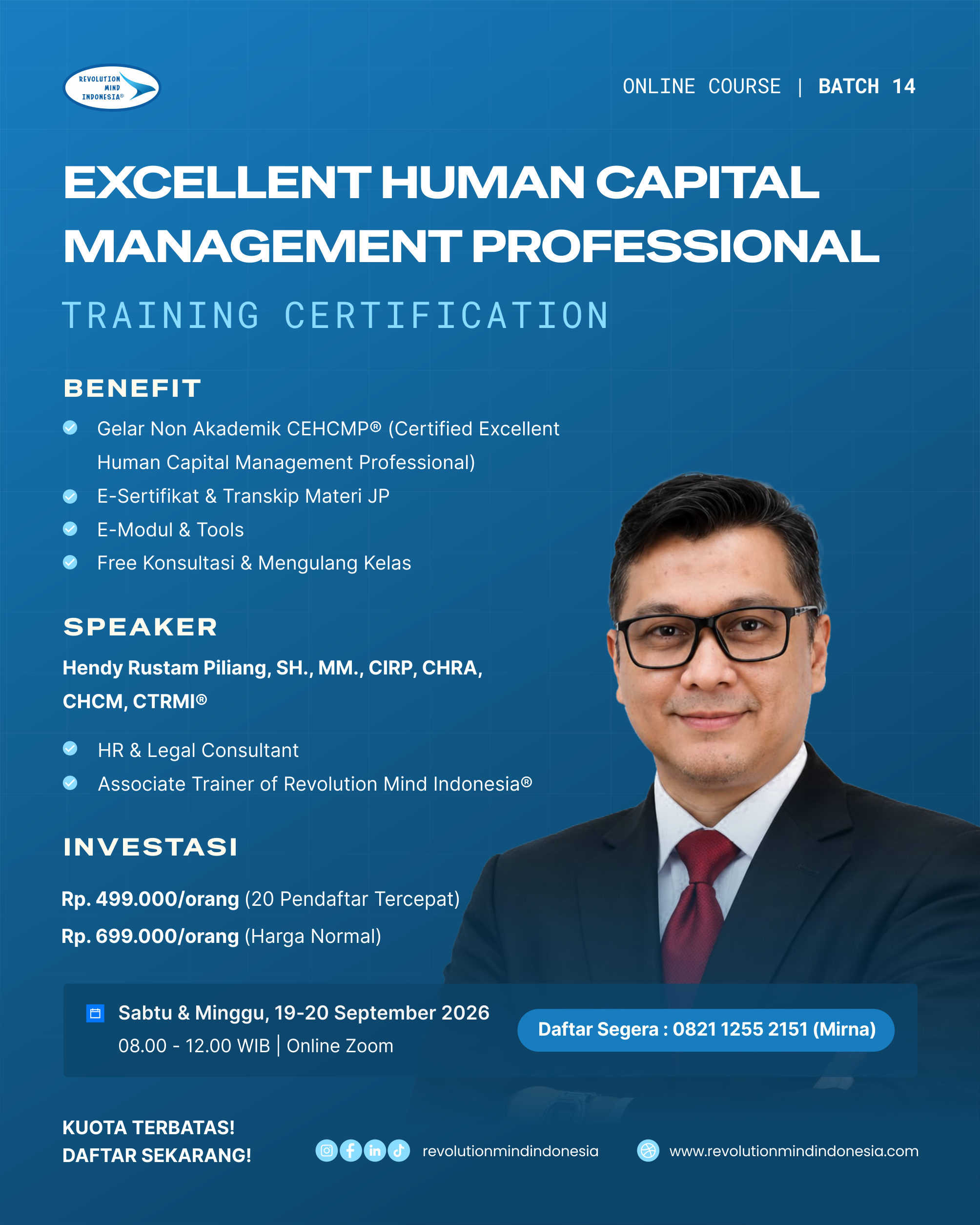 EXCELLENT HUMAN CAPITAL MANAGEMENT PROFESSIONAL 14