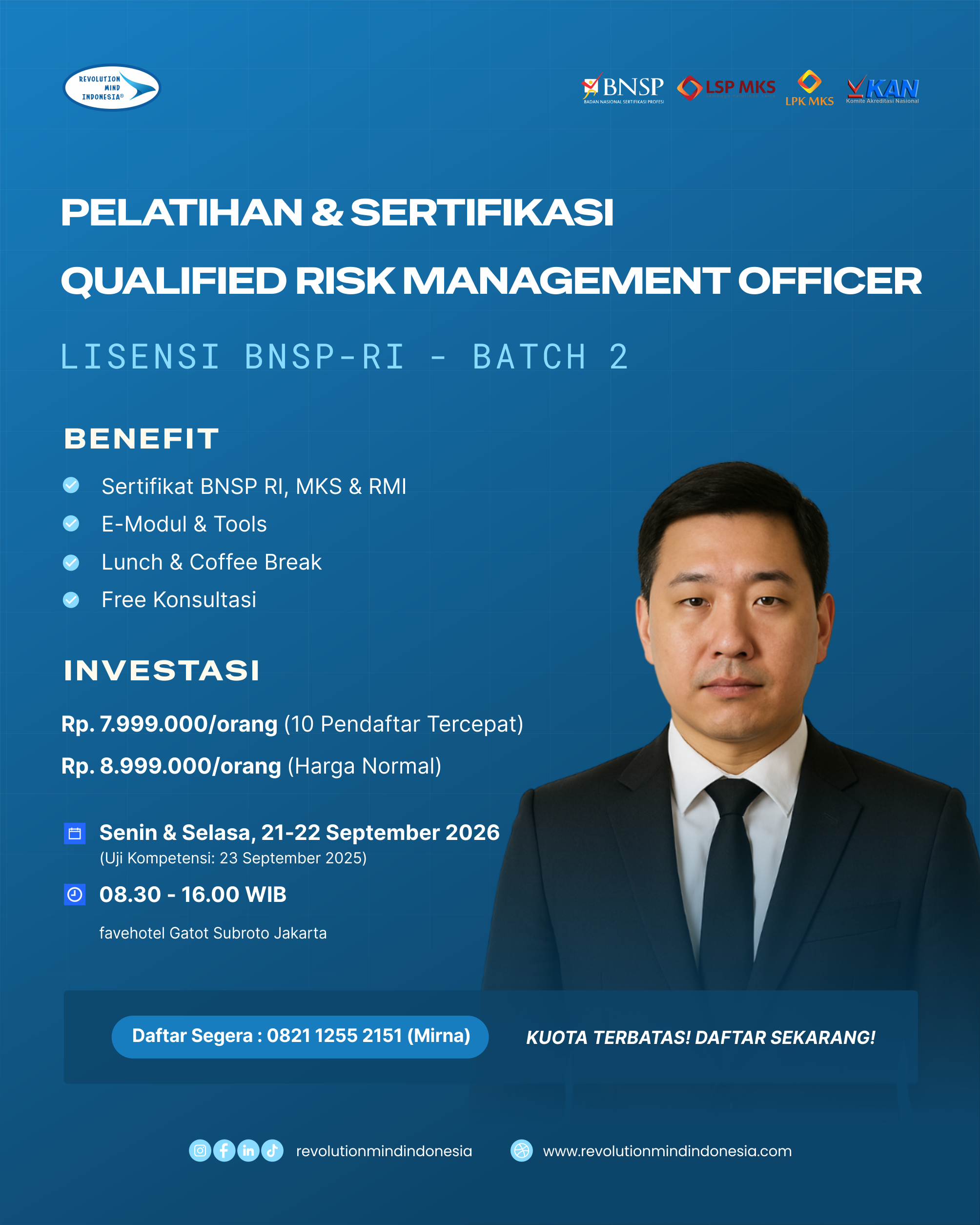 PELATIHAN & SERTIFIKASI QUALIFIED RISK MANAGEMENT OFFICER (3)
