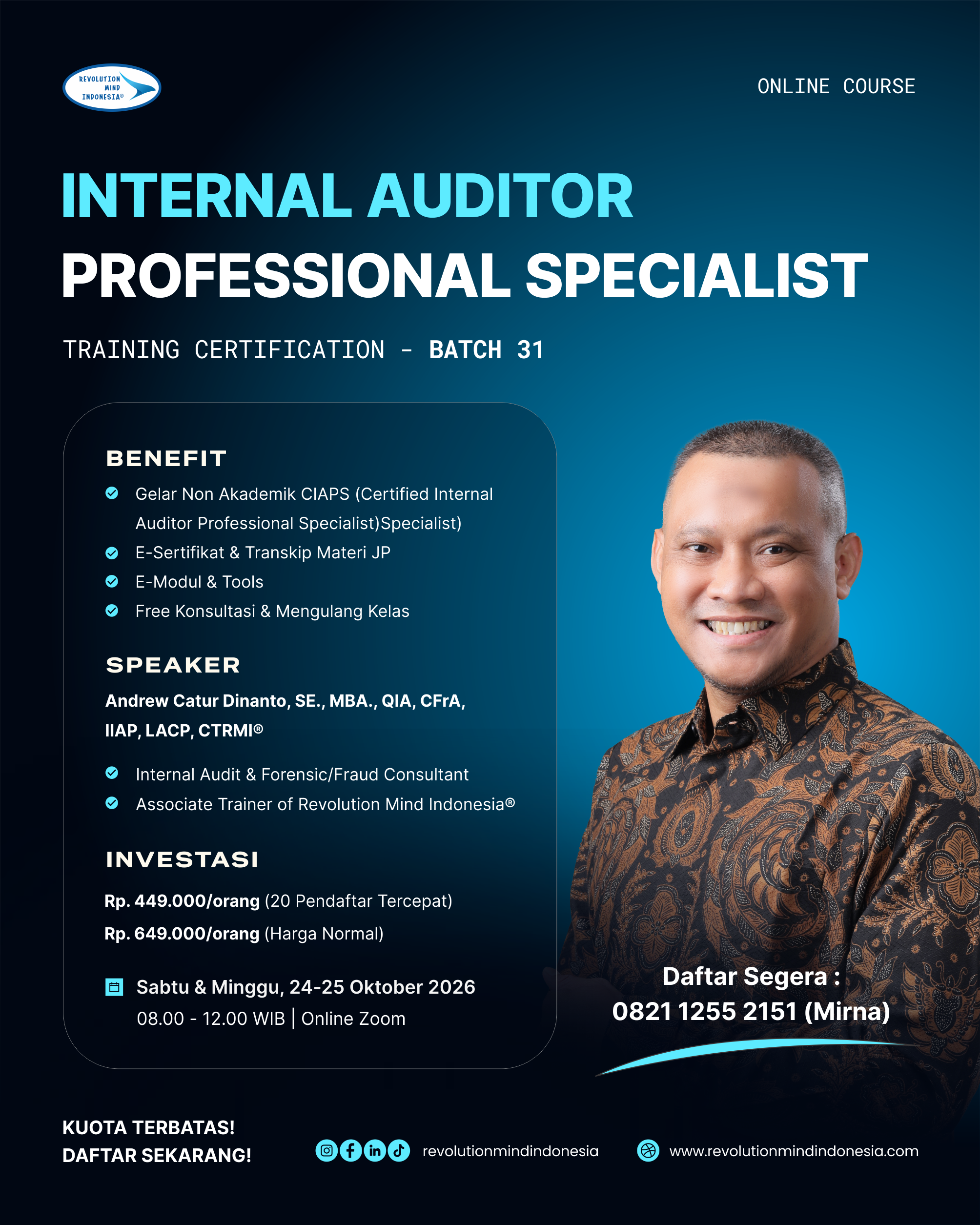 INTERNAL AUDITOR PROFESSIONAL SPECIALIST 31